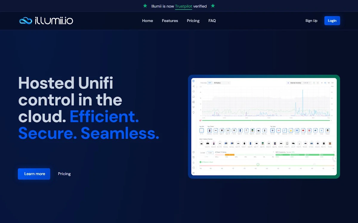 Captura de illumifi.io