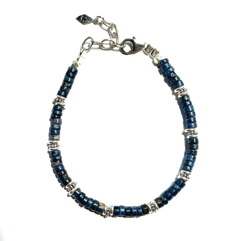 Браслет Gary с синей шпинелью