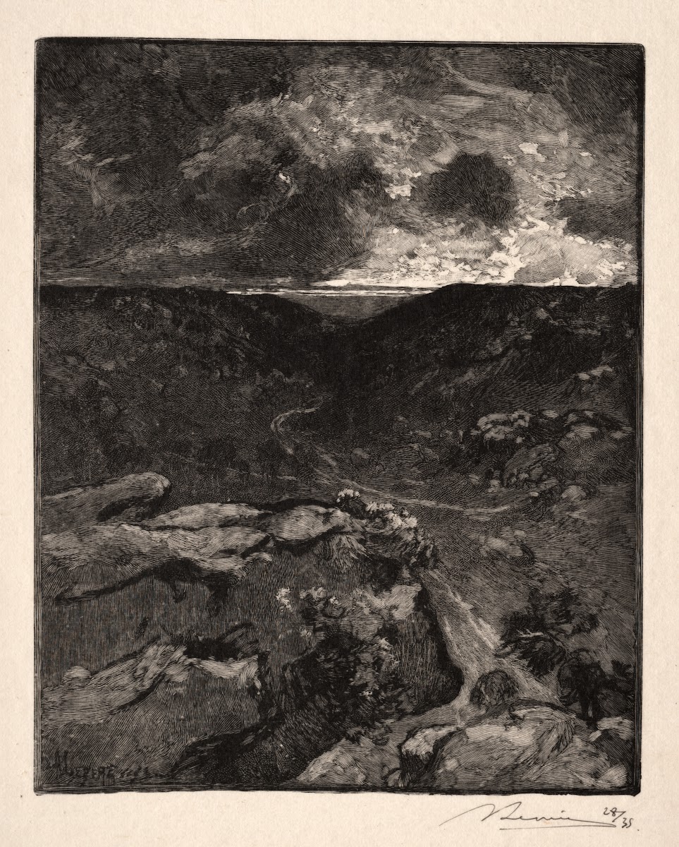 La vallèe de Franchard 1888