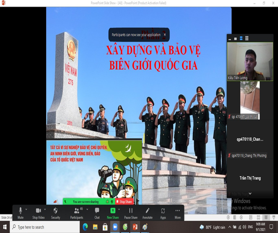 Trung tâm Giáo dục Quốc phòng và An ninh hoàn thành giảng dạy môn học Giáo dục quốc phòng và an ninh cho sinh viên Trường Cao đẳng Cộng đồng Lai Châu