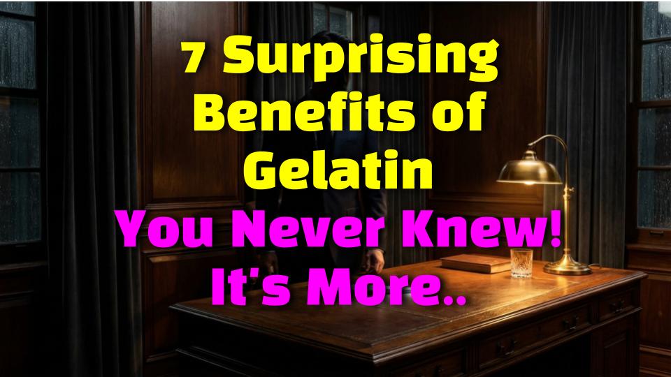 7 Surprising Benefits of Gelatin You Never Knew! Its More Than Just Iron Boost