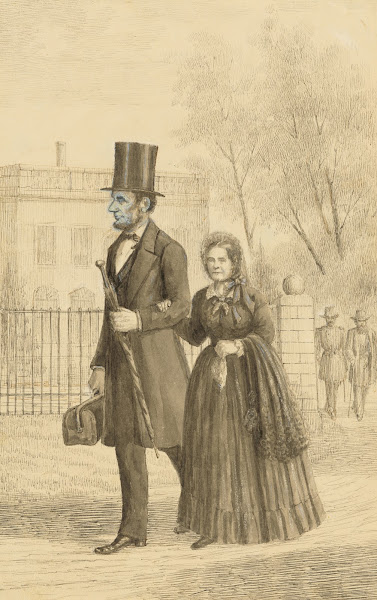 Abraham And Mary Todd Lincoln C 1864