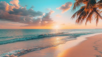 Sunset Beach Wallpaper