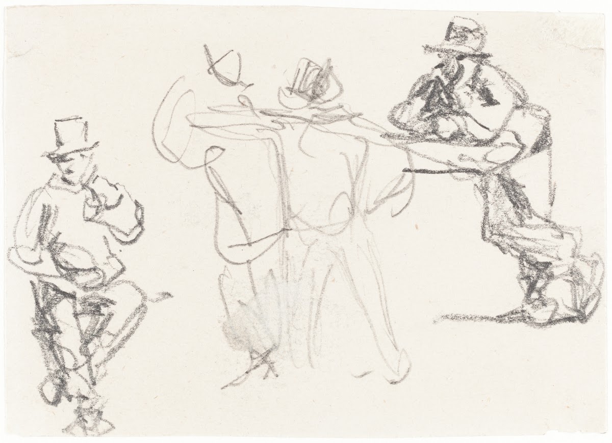 Studies of a Male Figure