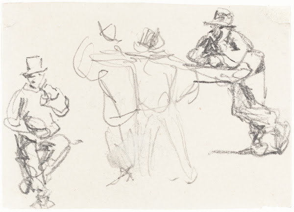 Studies of a Male Figure