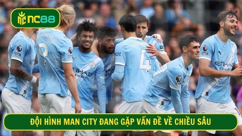Man City gặp vấn đề về duy trì sự ổn định trong đội hình