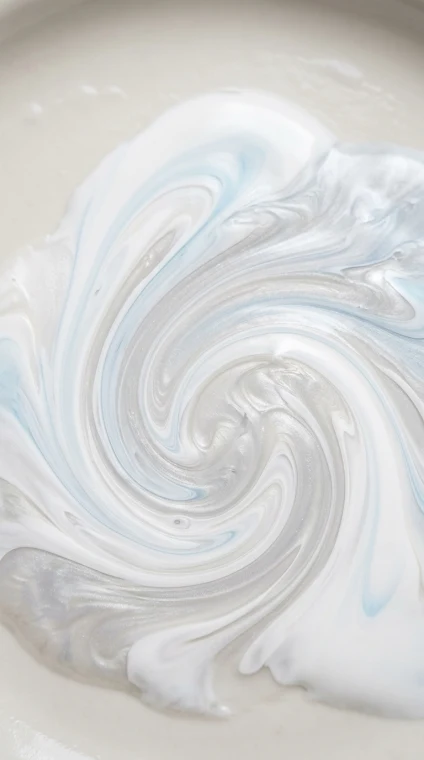 Abstract Paint Swirl of Purity