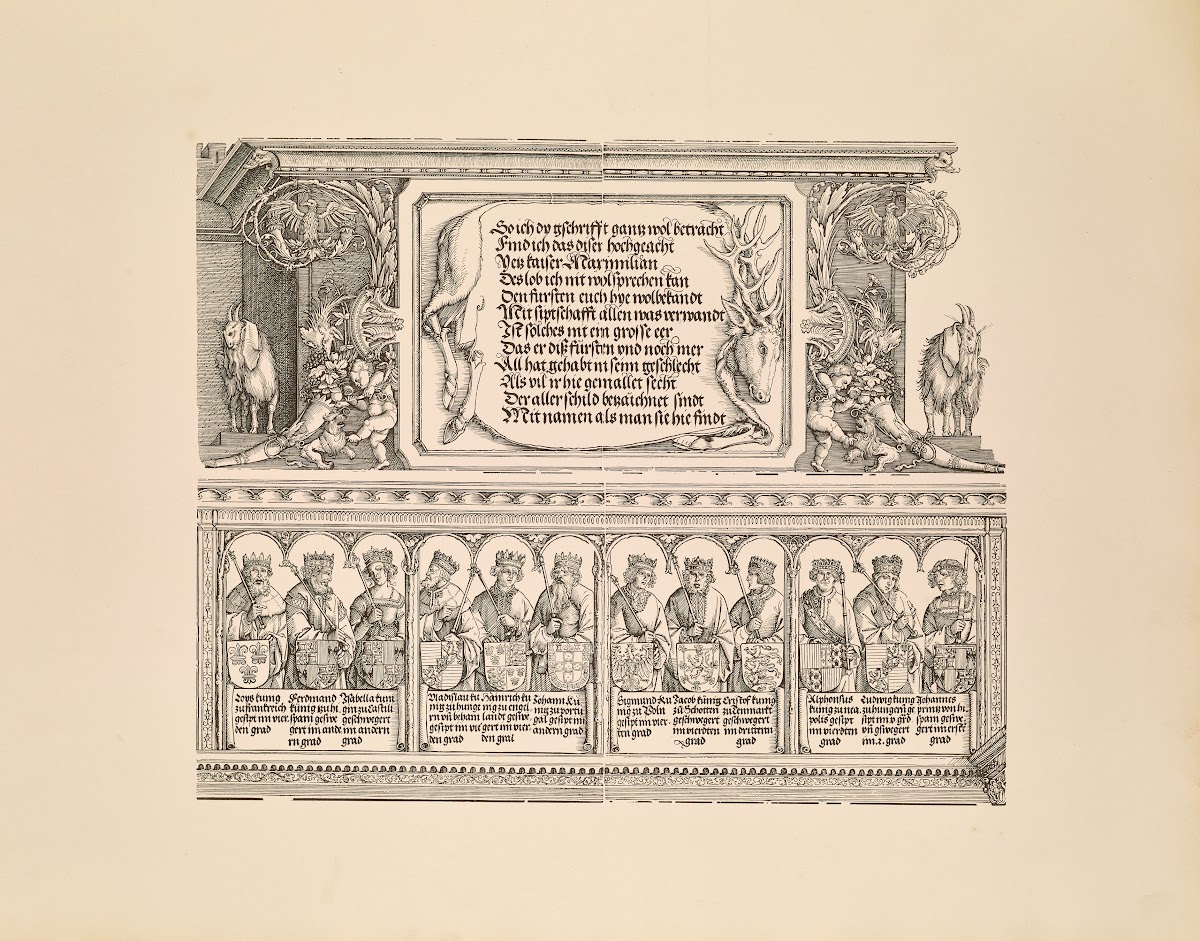 Die Ehrenpforte des Kaisers Maximilian I Pl07 1885
