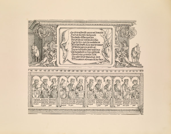 Die Ehrenpforte des Kaisers Maximilian I Pl07 1885