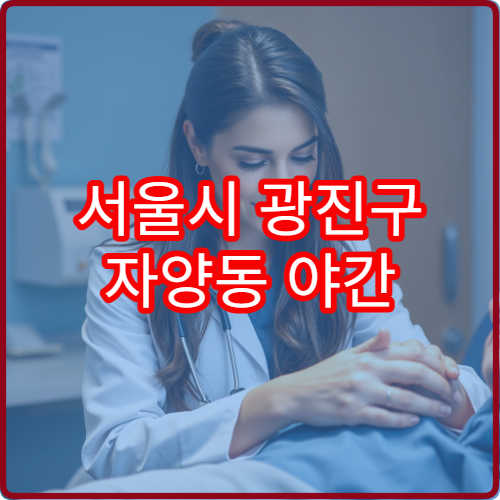 서울시 광진구 자양동 야간 안과 병원 찾기 밤 영업하는 안과 총정리