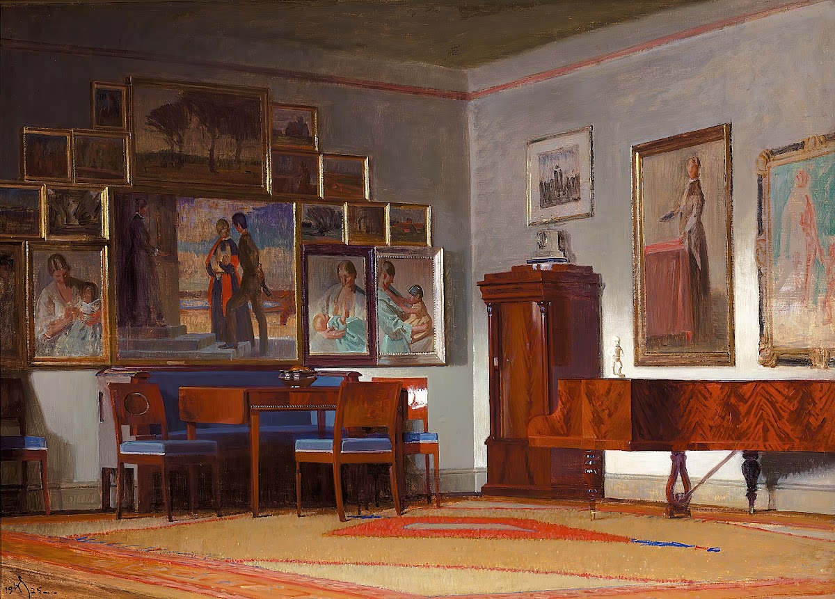 Fra kunstnerens hjem 1925