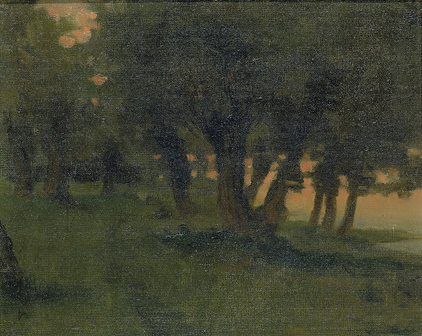 On the Banks of the Rhine near St Germain at Mont dOr 1878