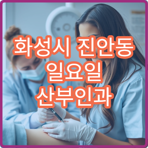 화성시 진안동 일요일 산부인과 병원 안내 공휴일 산부인과 위치