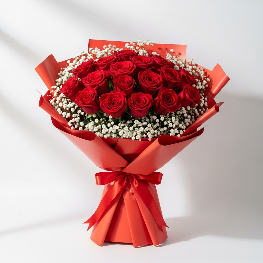 Classic 21 Red Roses Bouquet