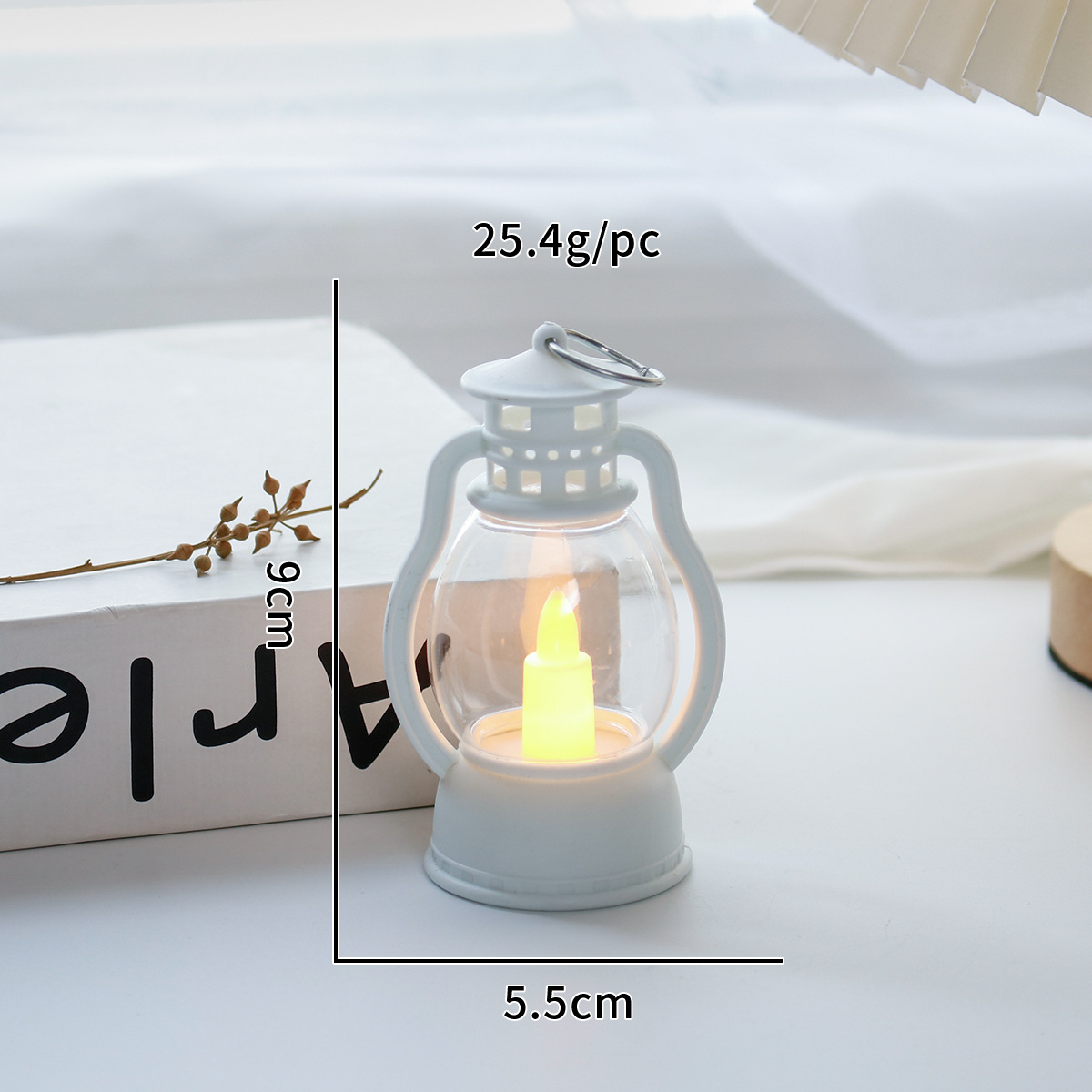 Dekorative LED-Laterne im Vintage-Stil