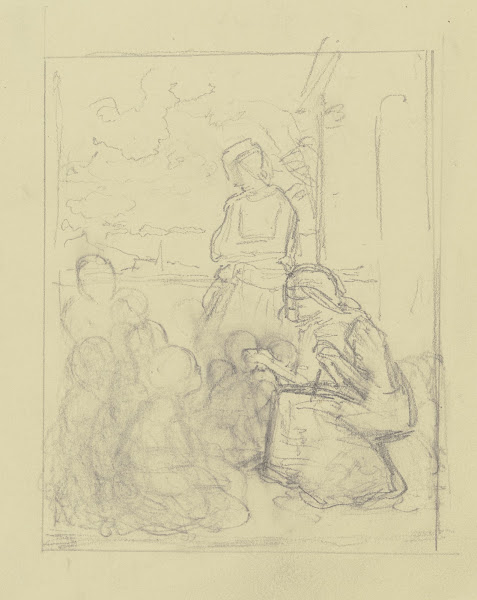 Group in front of a house