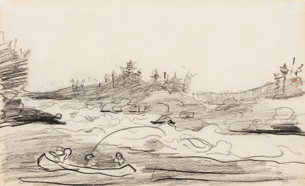 Fishermen in the Rapids 1897