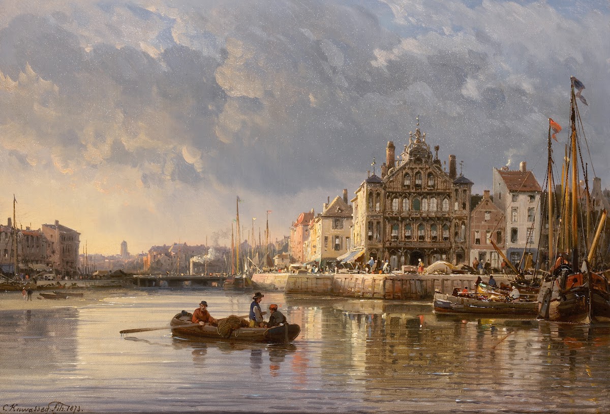 Gezicht op Gent 1873