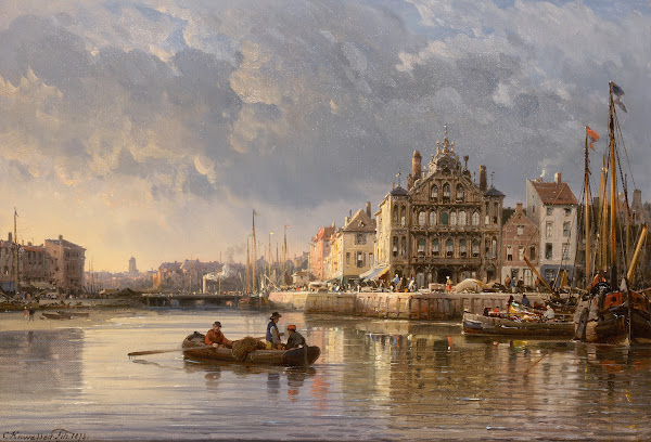 Gezicht op Gent 1873