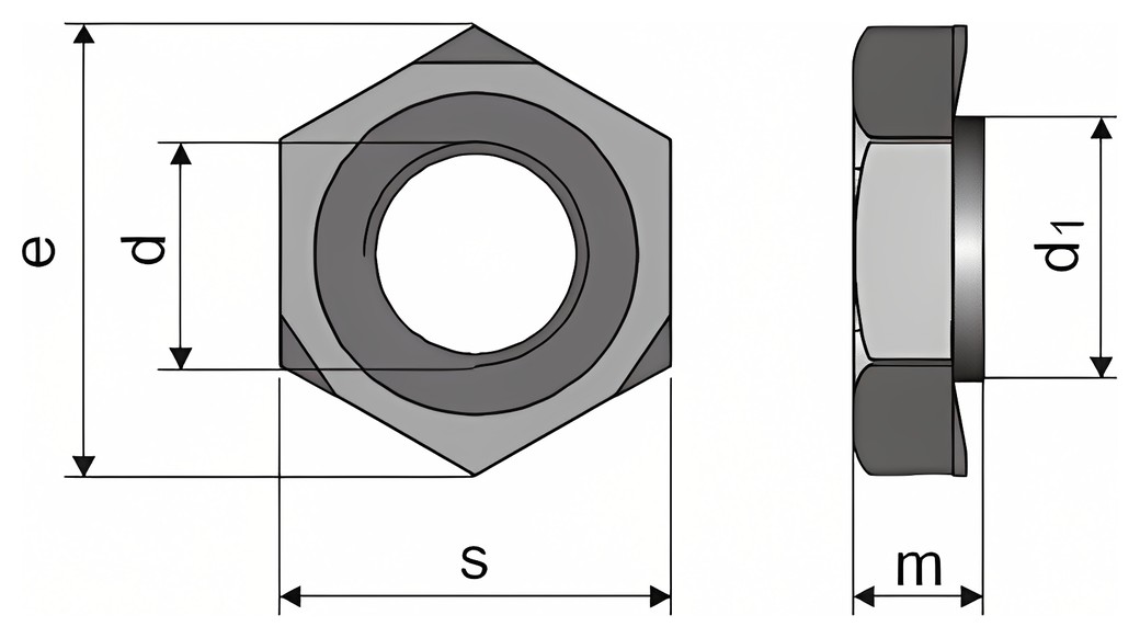 DIN 929 – Technical drawing