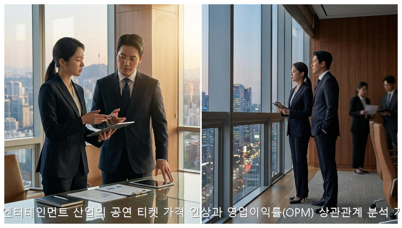 K-팝 엔터테인먼트 산업의 공연 티켓 가격 인상과 영업이익률(OPM) 상관관계 분석 가이드 핵심 안내 및 분석 인포그래픽 (6)
