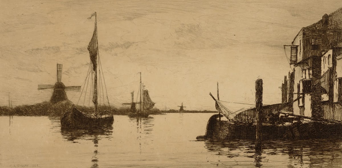 Evening on the Maas 1884