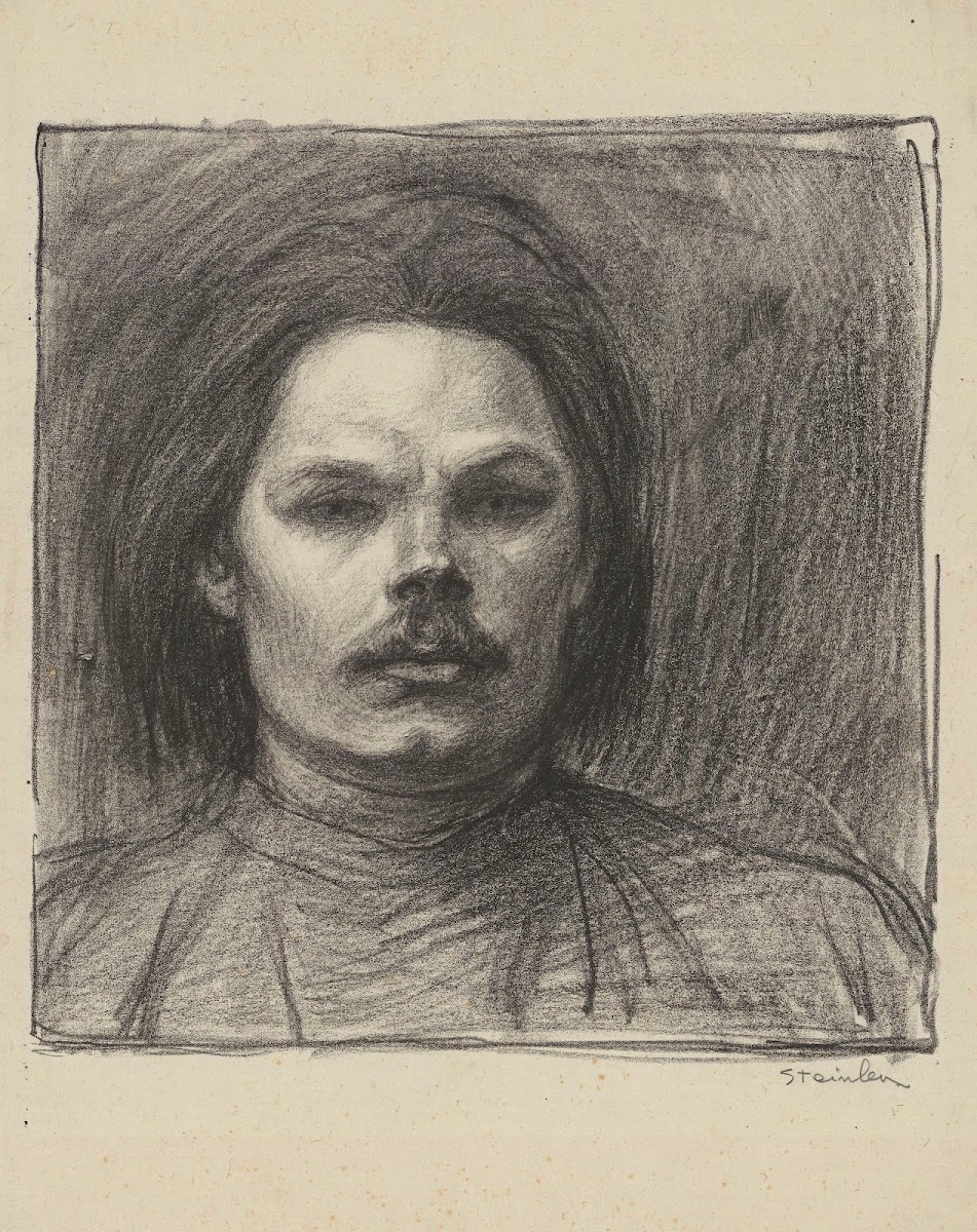 Maxime Gorki de face vu jusquaux épaules 1905