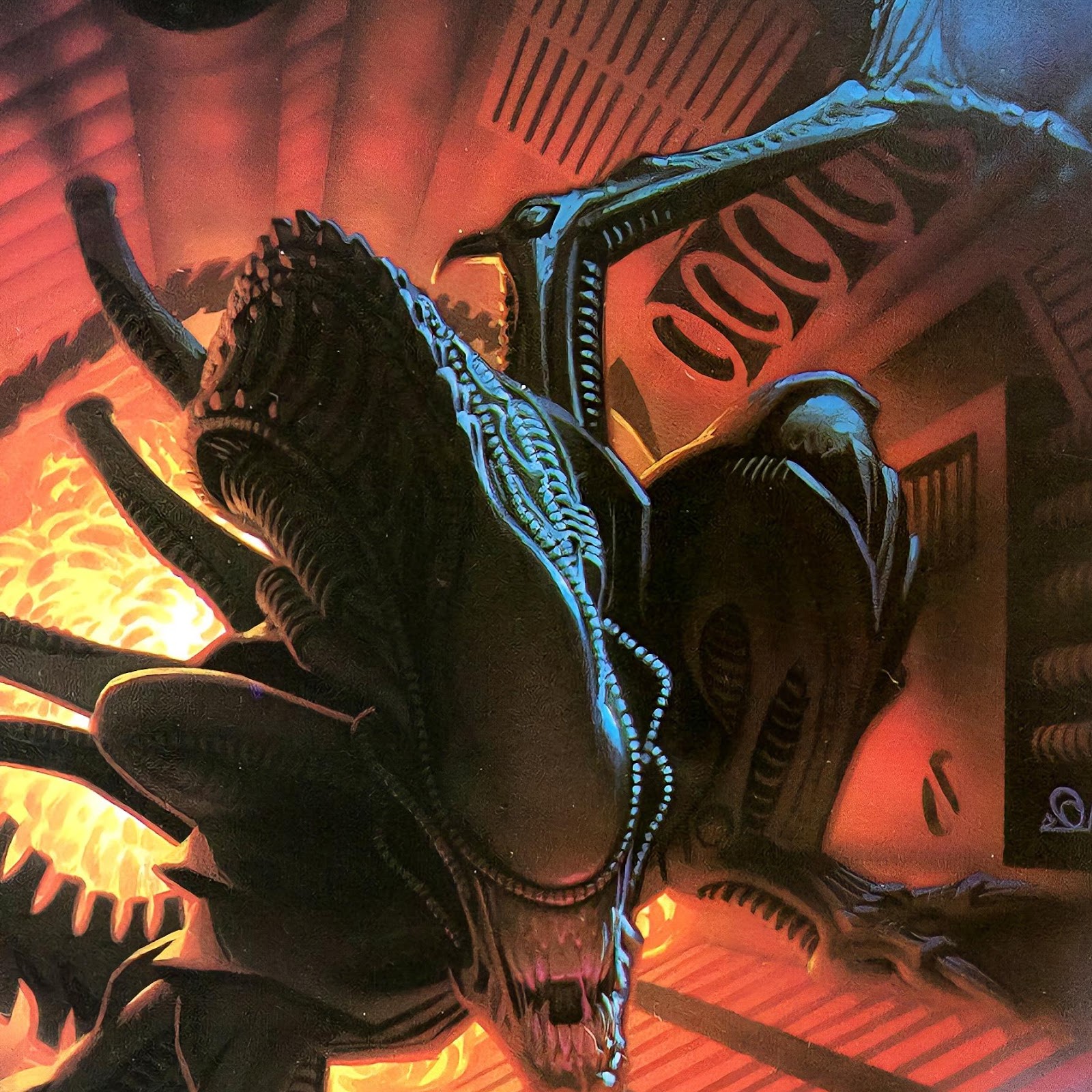 Download Xenomorph Threat In Red Light 2K iPhone