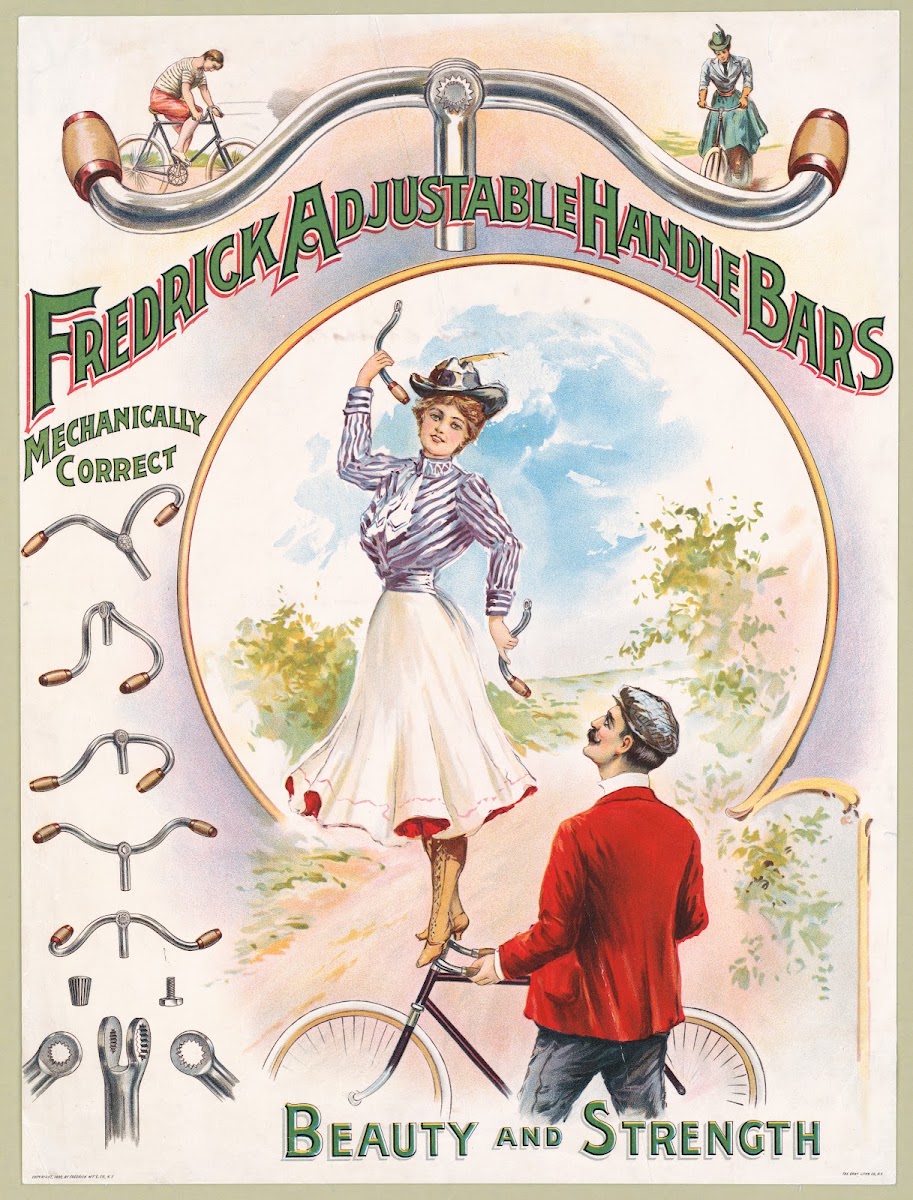 Frederick adjustable handle bars mechanically correct beauty and strength