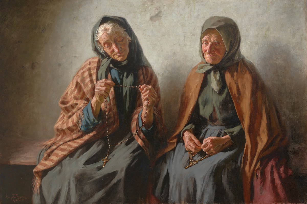 Women Praying on the Porch 1902