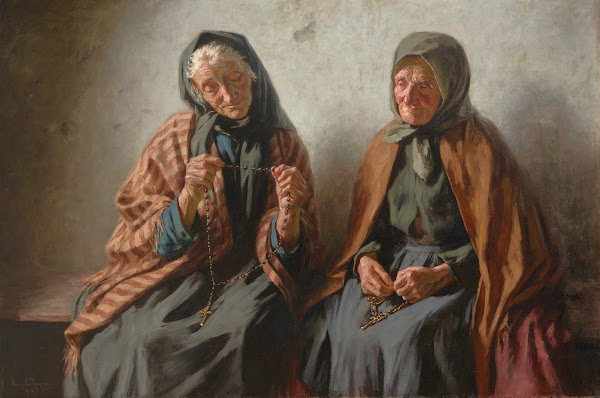 Women Praying on the Porch 1902
