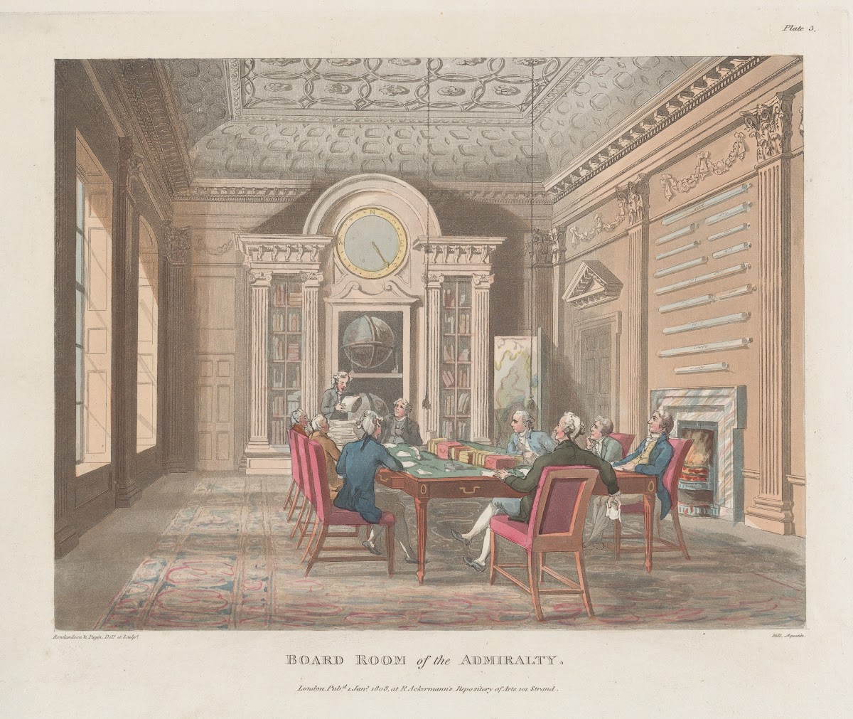 Board Room of the Admiralty 1808