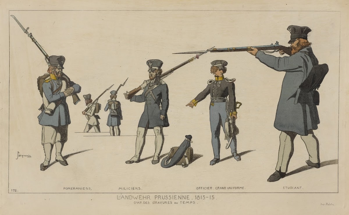 Landwehr Prussienne 1813 15 1869