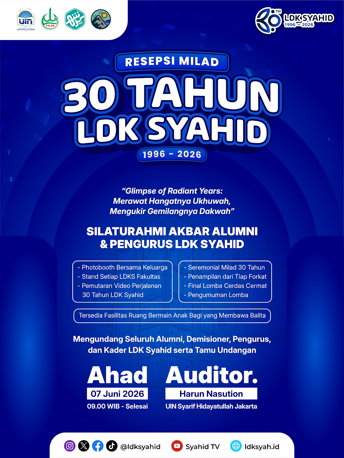 Resepsi Milad 30 Tahun LDK Syahid