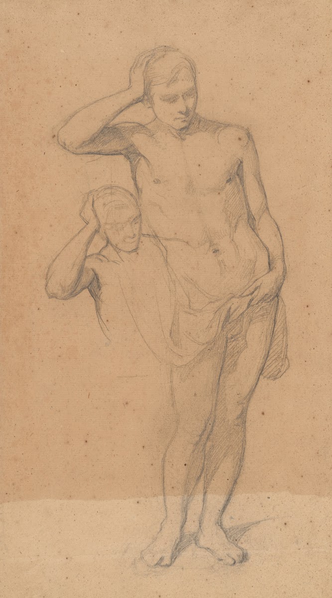 Study of the act to the figure of John of Finland for the painting Catherine Jag