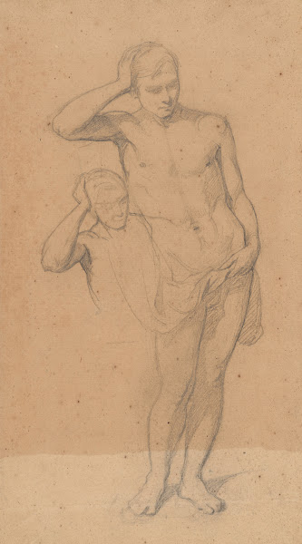 Study of the act to the figure of John of Finland for the painting Catherine Jag