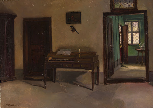 Interior with a clavichord