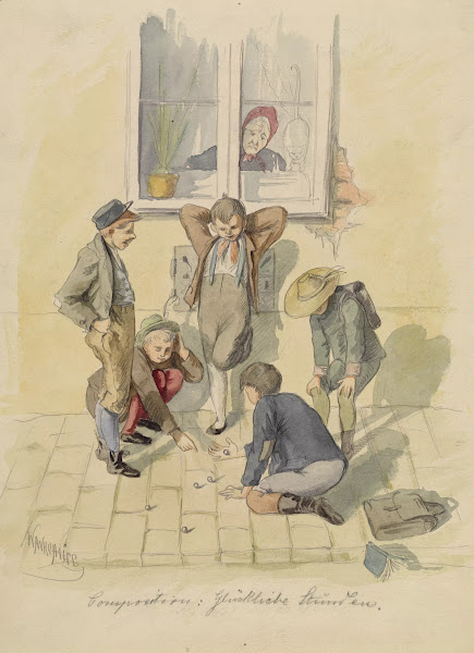 Composition Glückliche Stunden 1900
