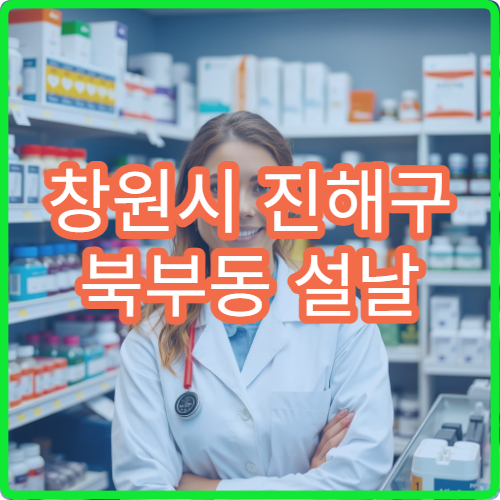 창원시 진해구 북부동 설날 명절 연휴 응급약국·당직약국 안내