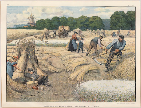 Zomerwerk en zomerweelde  Een juligdag opt land 1910