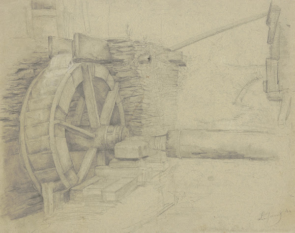 Water mill wheel 1846