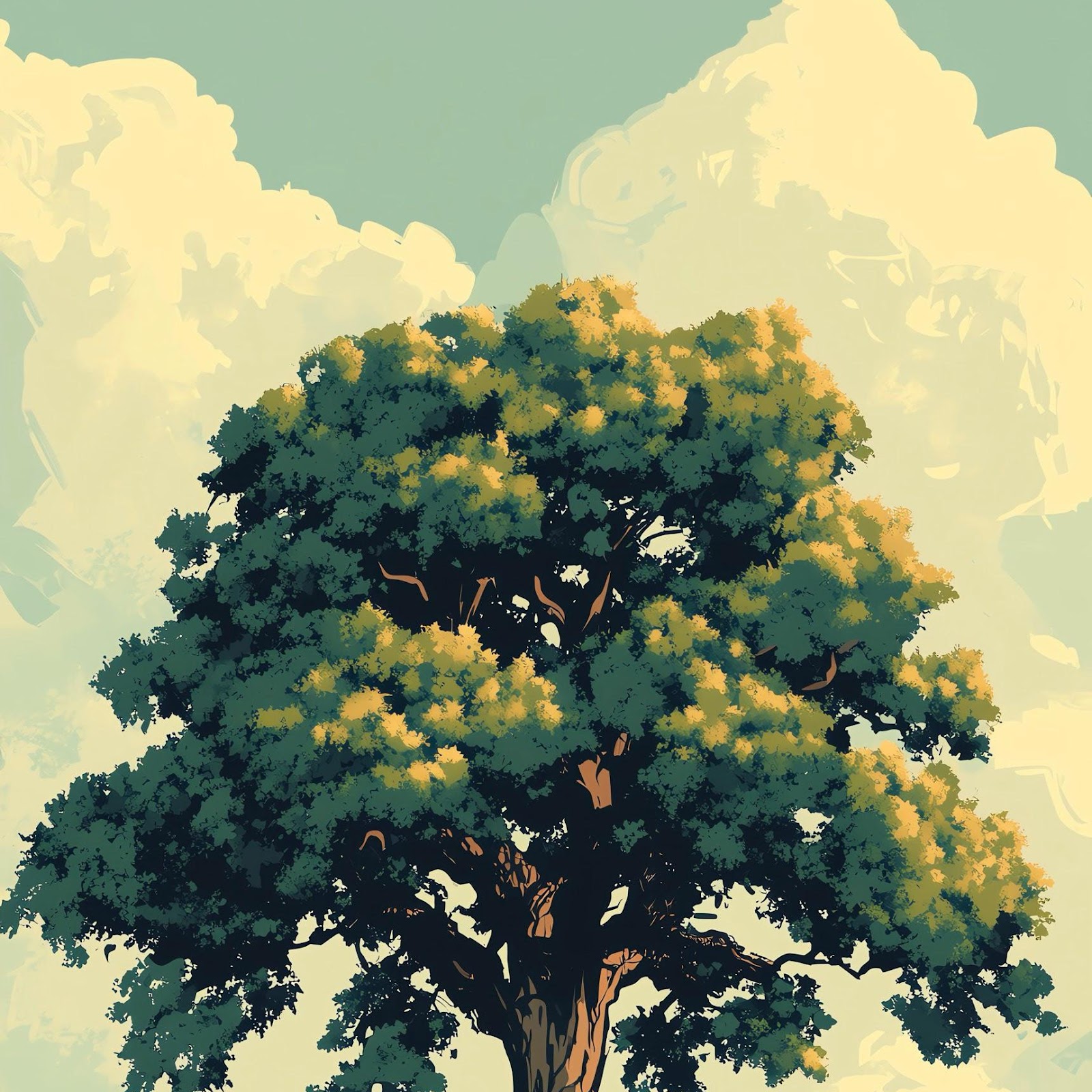 Download Lone Tree On Sunny Hill 2K iPhone