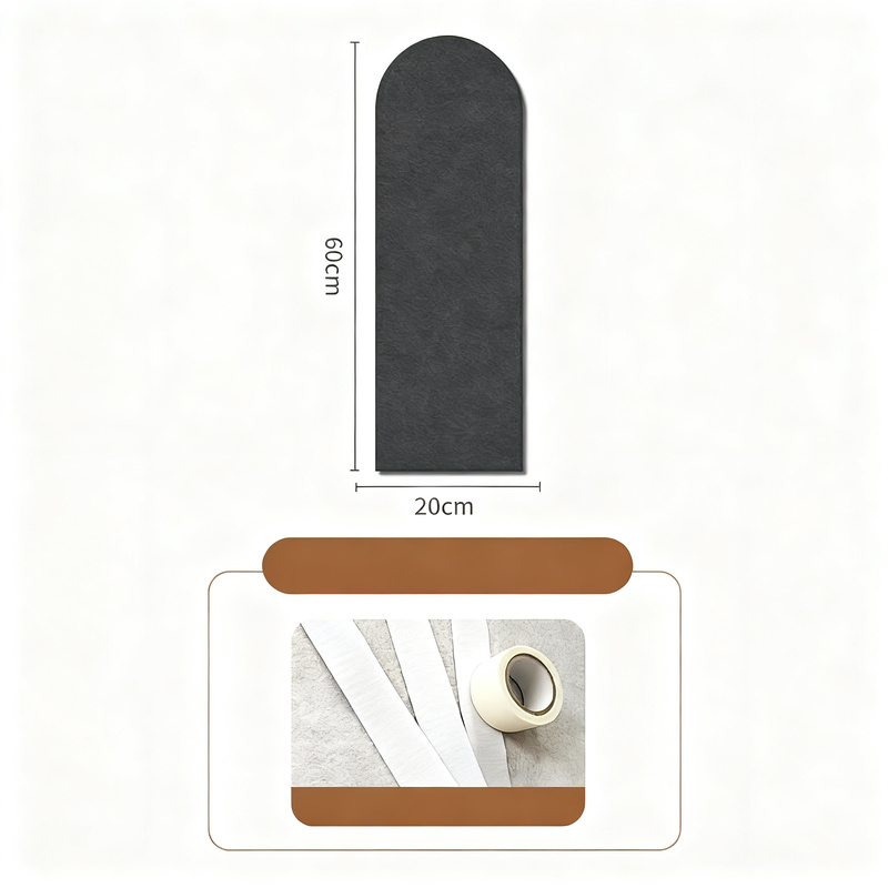 Foam wall panels with arch design, protective padding