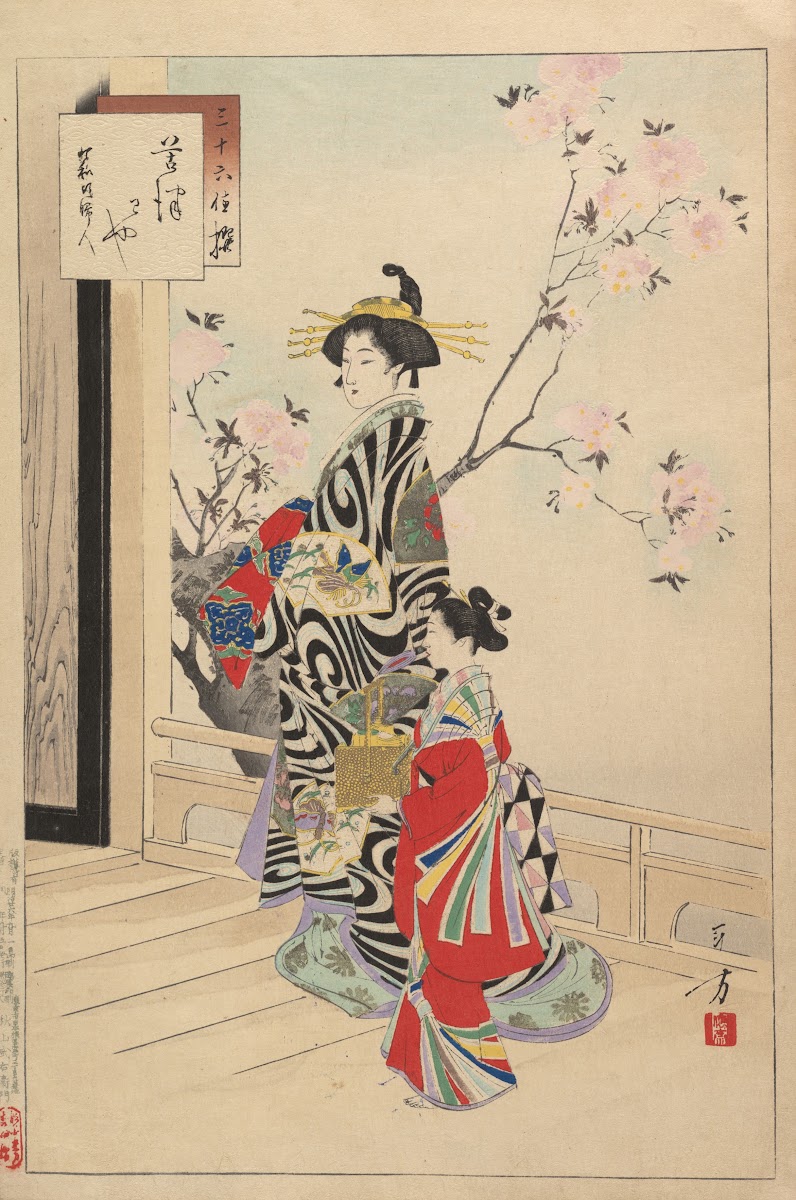 Noblewomen of the Tokugawa Period Thirty six Beauties Sanjuroko kasensoro Pl28 1