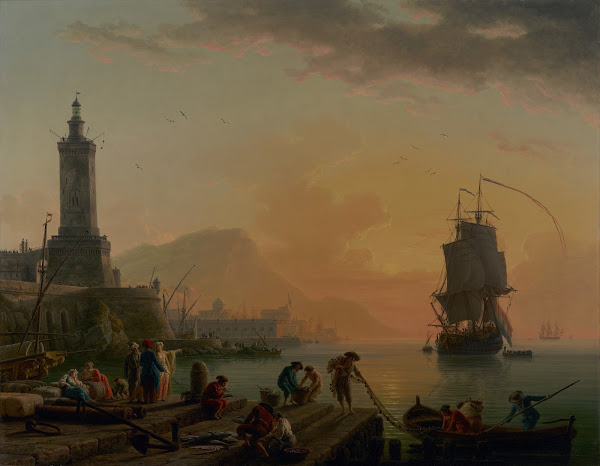 A Calm at a Mediterranean Port 1770