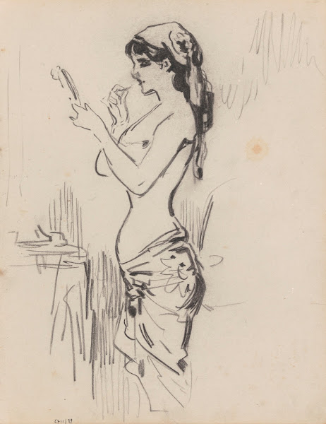 Woman Making Toilet