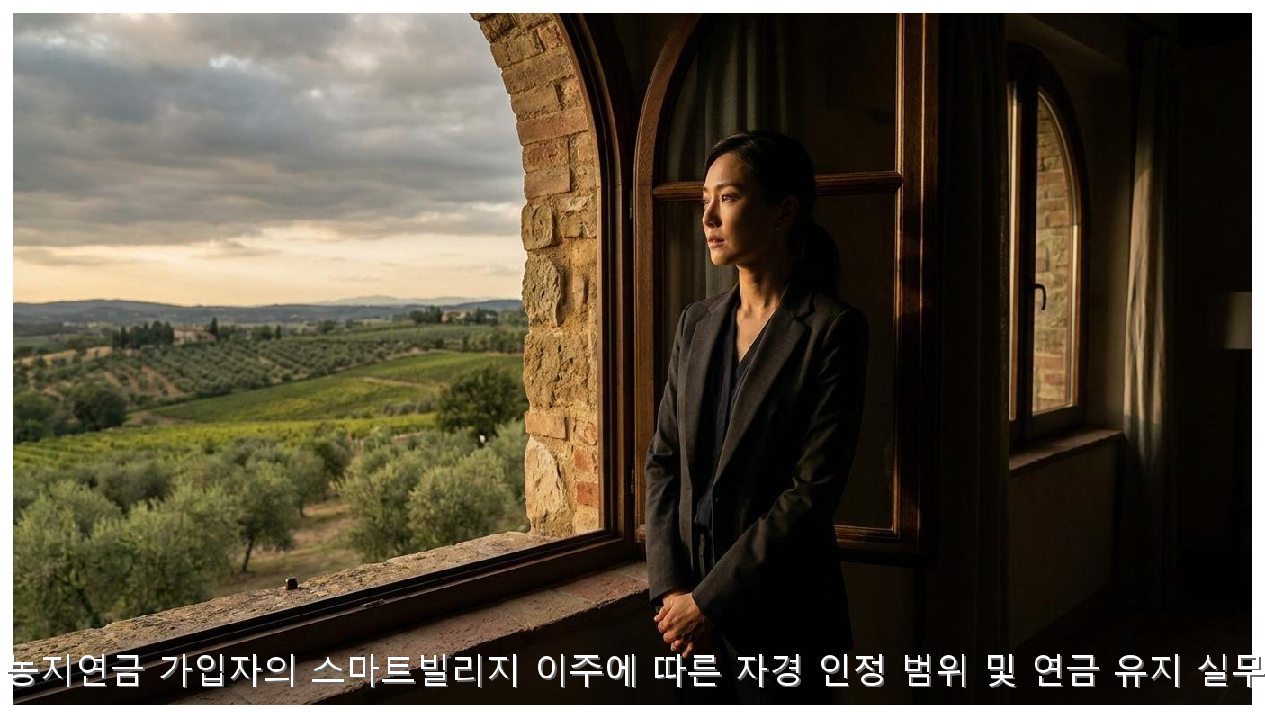 2026 농지연금 스마트빌리지 이주 자경 요건 가이드 핵심 안내 및 분석 인포그래픽 (5)