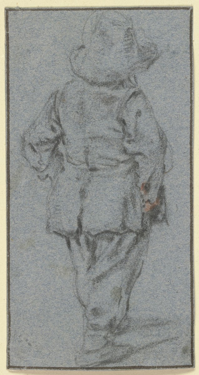 Standing boy from behind ca 1655  1670