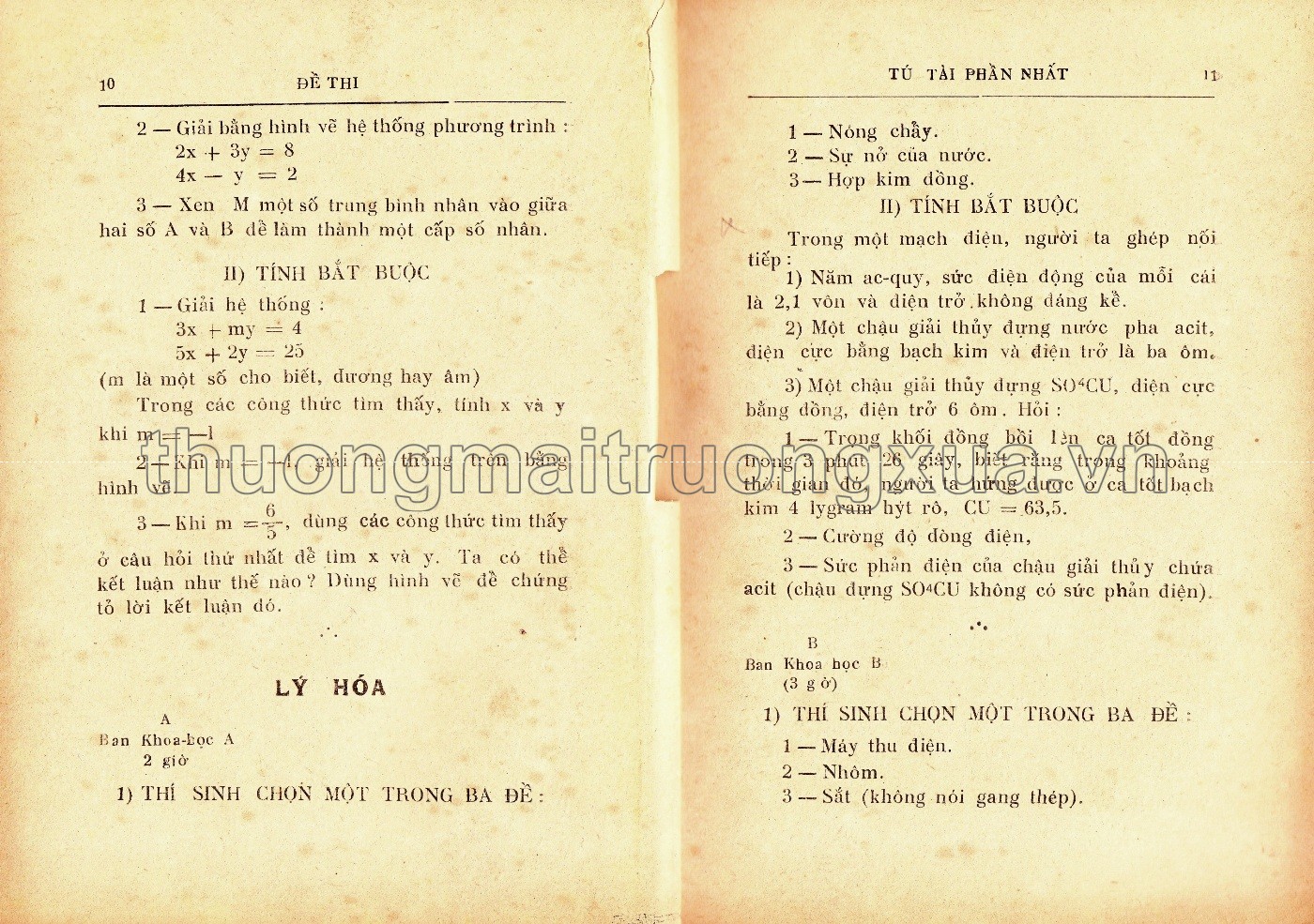 Đề thi tú tài phần thứ nhất (1953) - Trang 5