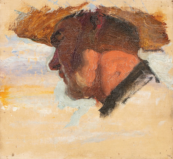 Head of a fisherman